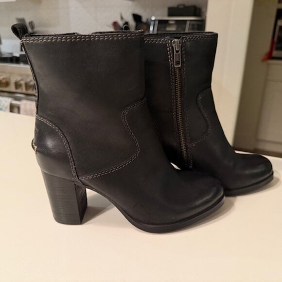 SPERRY Womens Black Leather Ankle Boots - Picture 4 of 4